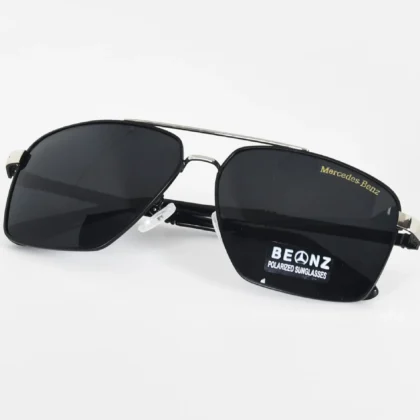 Mercedes Benz MB761 Polarized Sunglass Ash Metal Frame
