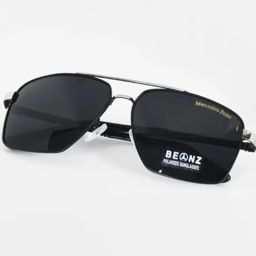Mercedes Benz MB761 Polarized Sunglass Ash Metal Frame