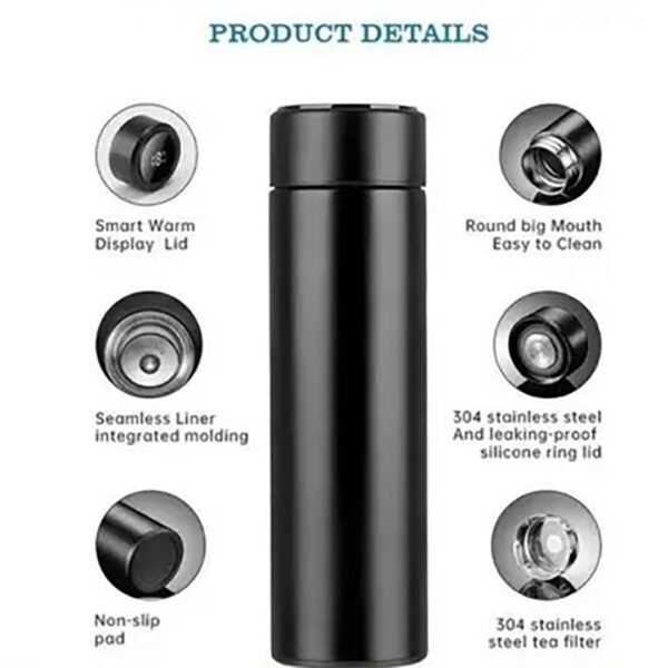 Smart Flask with LED Temperature Display