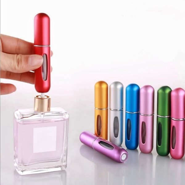 5ml পোর্টেবল রিফিলেবল পারফিউম অ্যাটমাইজার বোতল