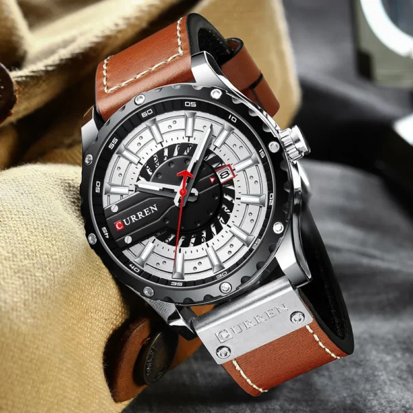 CURREN 8374 Men’s Luxury Quartz Watch