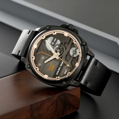 Skmei 2289 Quartz Leather Strap Watch