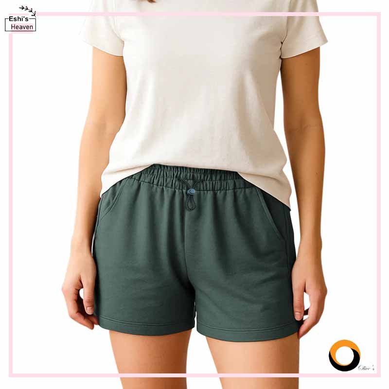 Ladies Side Pocket Fitness Running Sports Shorts – Lightweight & Stretchy - Image 4
