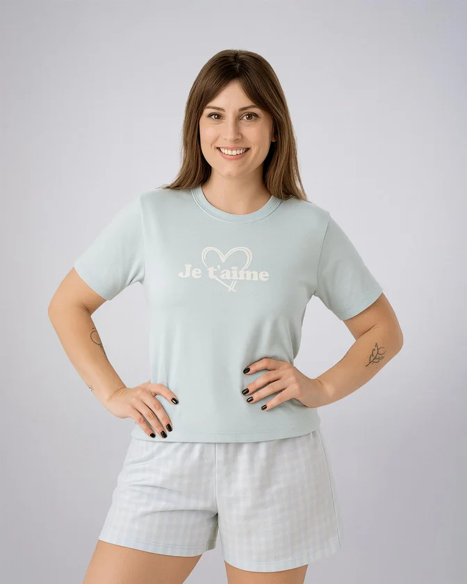 Olivs Brand Leafletic Ladies Lounge Pajama Set