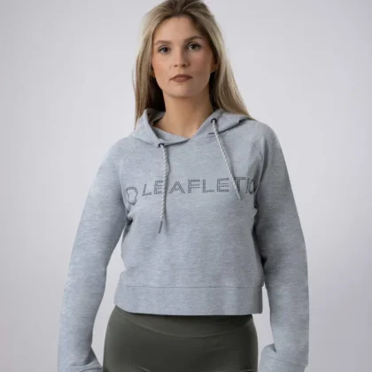 Olivs brand Leafletic Cropped Hoodie