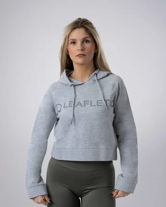 Olivs brand Leafletic Cropped Hoodie
