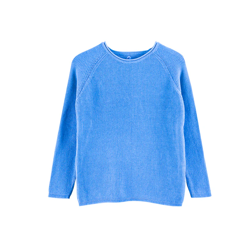 Olivs Women’s Round Neck Waffle Knit Pullover Jumper Sweater - Image 4