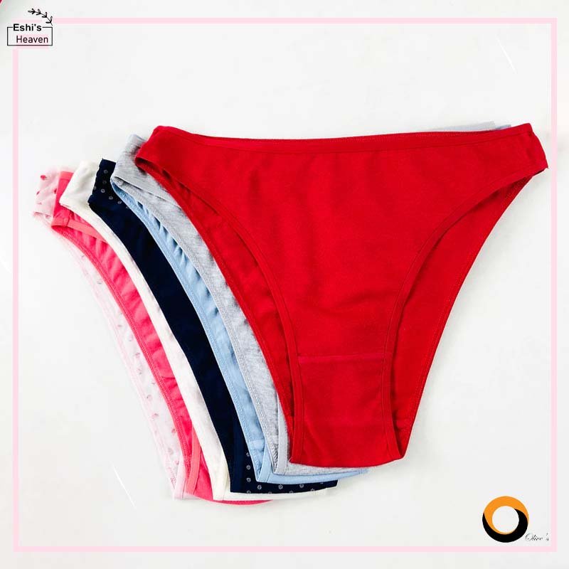 Pack of 4 Women’s High Leg Cotton Briefs - Image 4