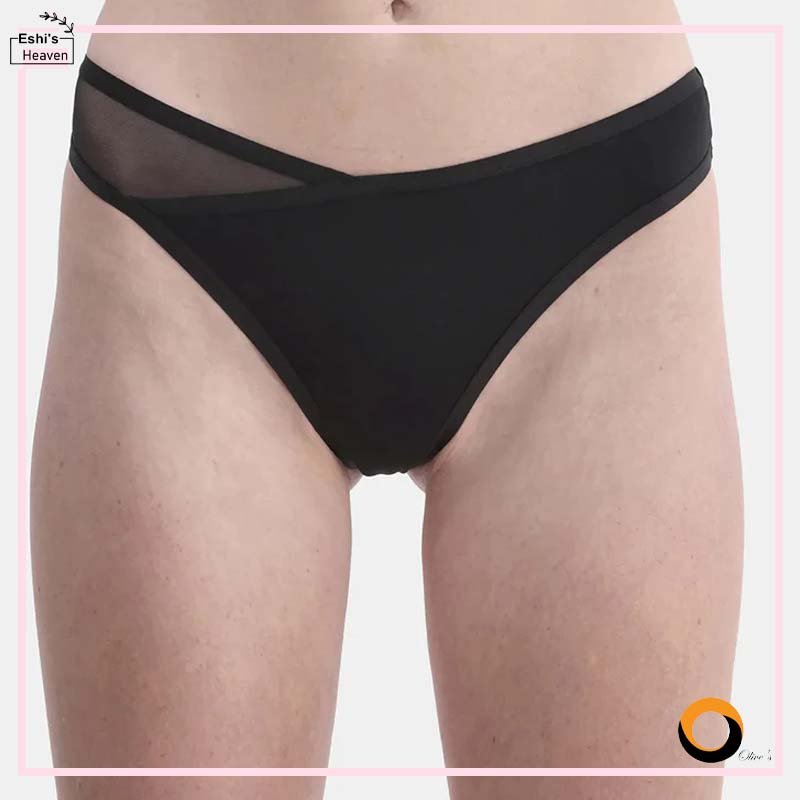 Pack of 4 Women’s Micro Minimal Coverage Tag-Free Thong Panties - Image 2
