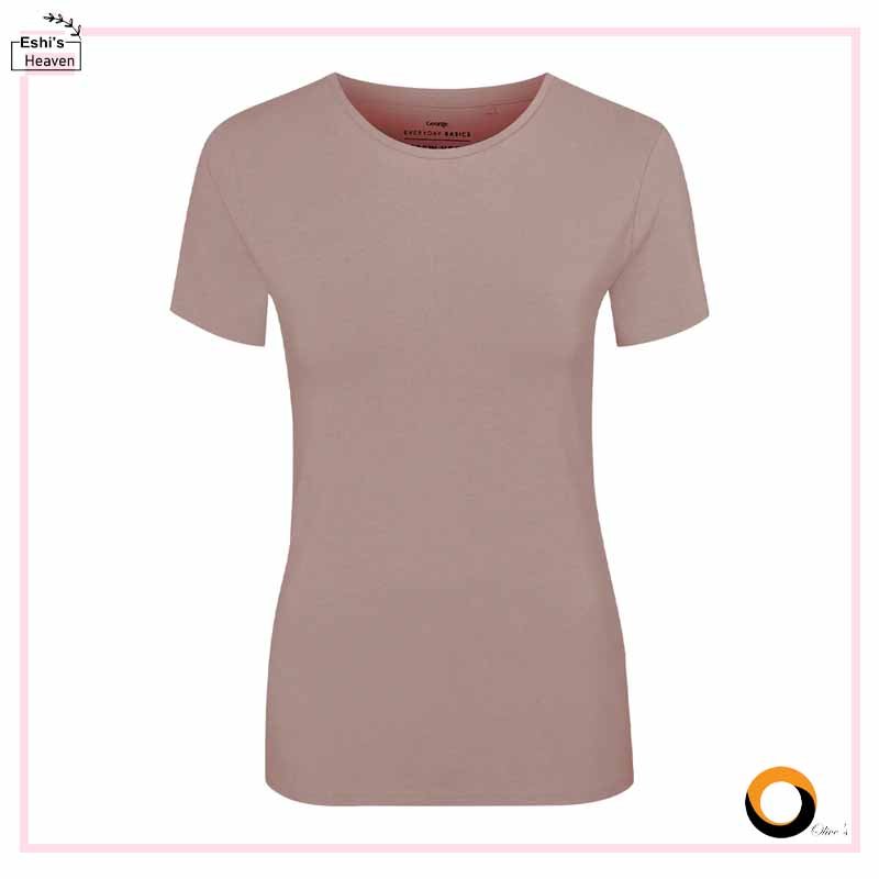 Women’s Crew Neck Short Sleeve Soft Cotton Jersey T-Shirt - Image 7